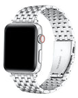 Remy Silver Stainless Steel Apple Watch® Band by Posh Tech