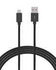 6 FT MFI Certified Braided Lightning to USB Charge & Sync Cable for iPhone, iPad, iPod