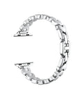Silver Stainless Steel Apple Watch® Band with Closure