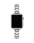 Two-Tone Heart Link Stainless Steel Apple Watch® Band by Posh Tech