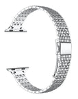 Brooklyn Apple Watch® Band Butterfly Clasp and Link Detail