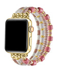 Emily Mauve Beaded Band for Apple Watch® Band by Posh Tech