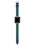 Teal Skinny Leather Apple Watch® Band by Posh Tech