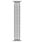 Nova Silver Stainless-Steel Bracelet Band for Apple Watch® Adapters