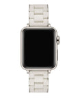 Sporty Apple Watch® Band with Metal Accents on Wrist by Posh Tech