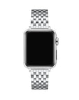 Silver Stainless Steel Apple Watch® Band by Posh Tech