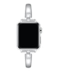 Silver Polished Bracelet Apple Watch® Band by Posh Tech