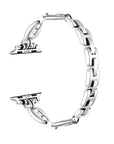 Poppy Rhinestone Apple Watch® Band Link and Closure Detail Close-Up