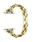 Poppy Apple Watch® Band Close-Up of Links and Closure