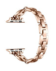 Poppy Apple Watch® Band Close-Up of Links and Closure