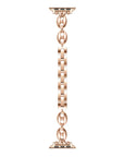 Rose Gold Stainless Steel Fashion Link Apple Watch® Band