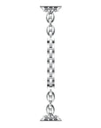 Silver Stainless Steel Fashion Link Apple Watch® Band