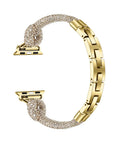 Serena Crystal Tennis Bracelet Apple Watch® Band Closure Close-Up