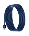 10 FT MFI Certified Braided Lightning to USB Charge & Sync Cable for iPhone, iPad, iPod
