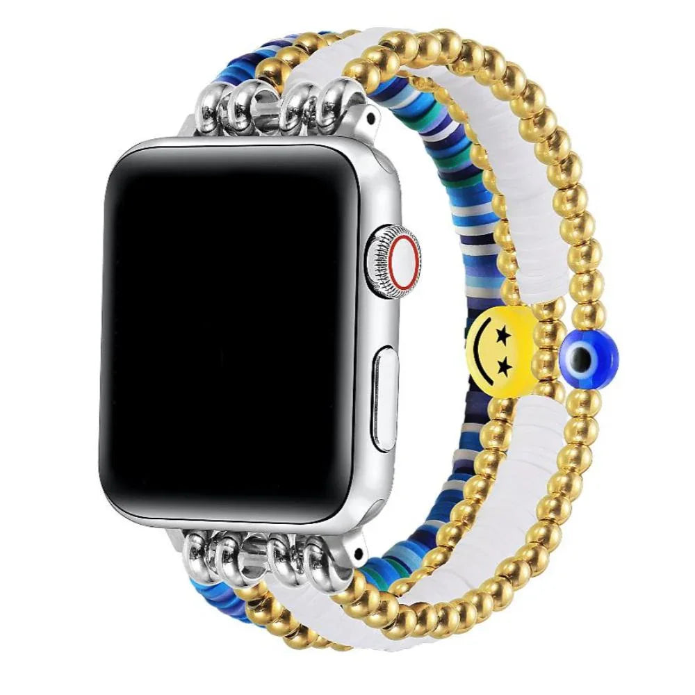 Bestie Beaded Band in Blue for Apple Watch® by Posh Tech