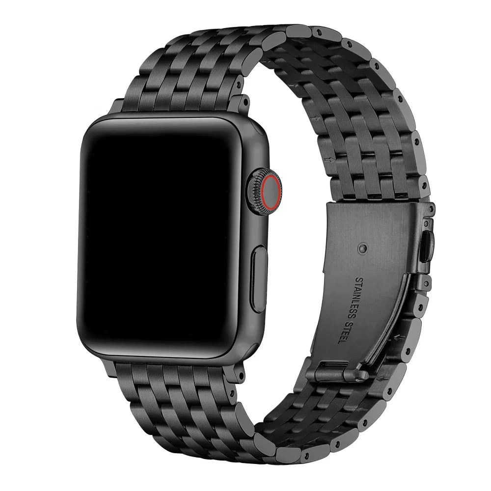 Remy Black Stainless Steel Apple Watch® Band by Posh Tech 