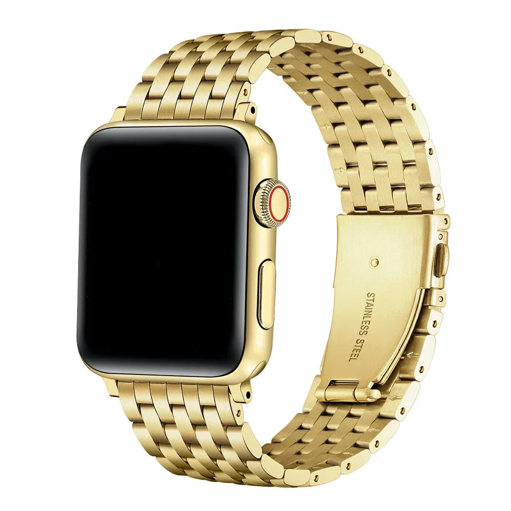 Remy Gold Stainless Steel Apple Watch® Band by Posh Tech 