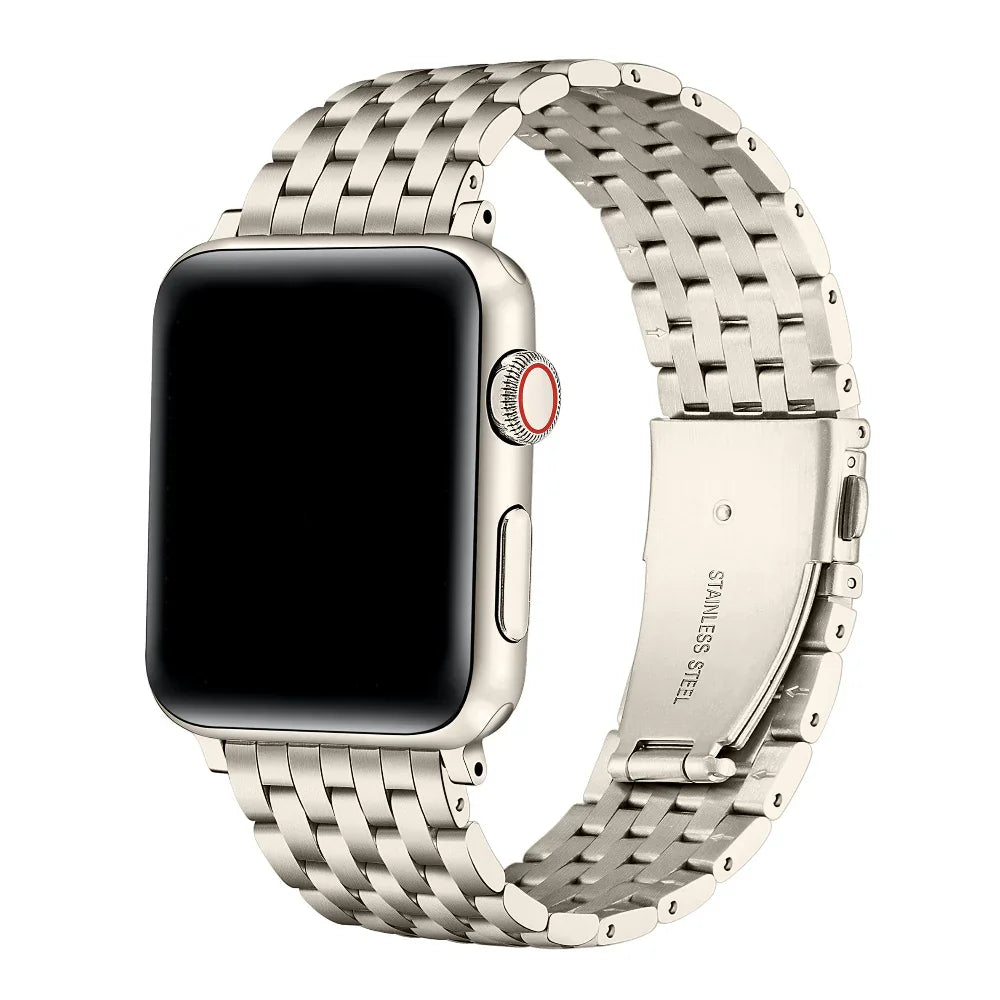Starbust Stainless Steel Apple Watch® Band by Posh Tech 