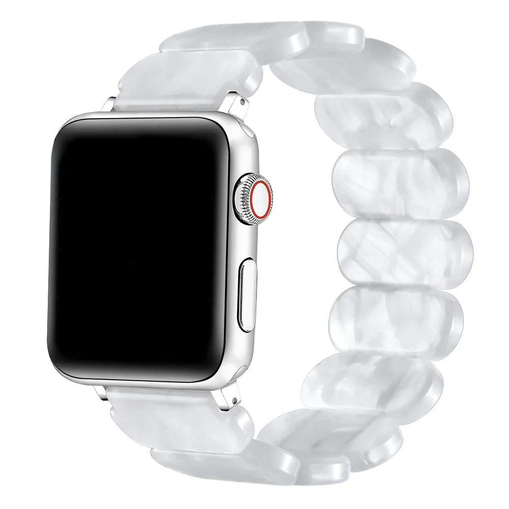 Reese White Resin Apple Watch® Band by Posh Tech 