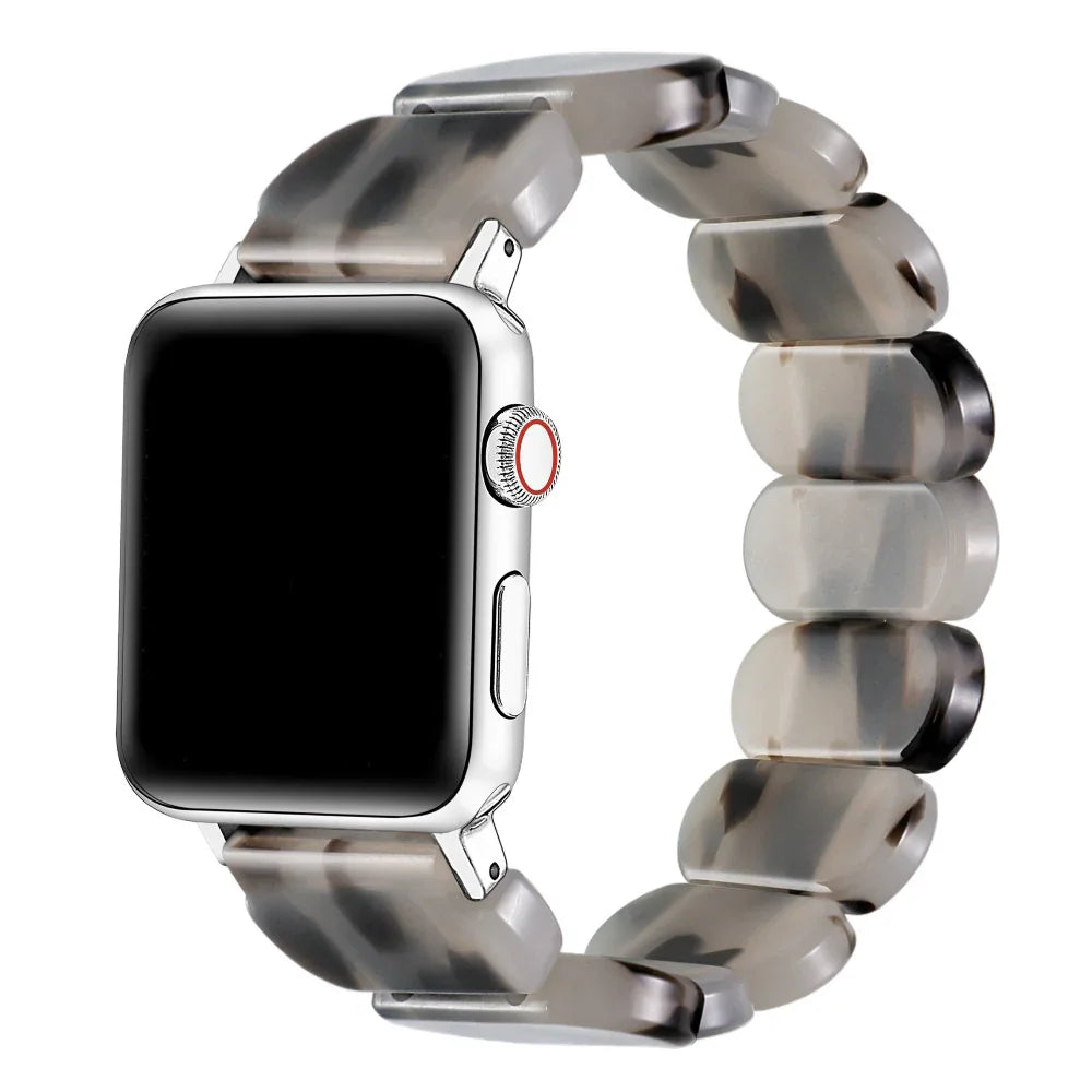 Reese Grey Tortoise Resin Apple Watch® Band by Posh Tech 