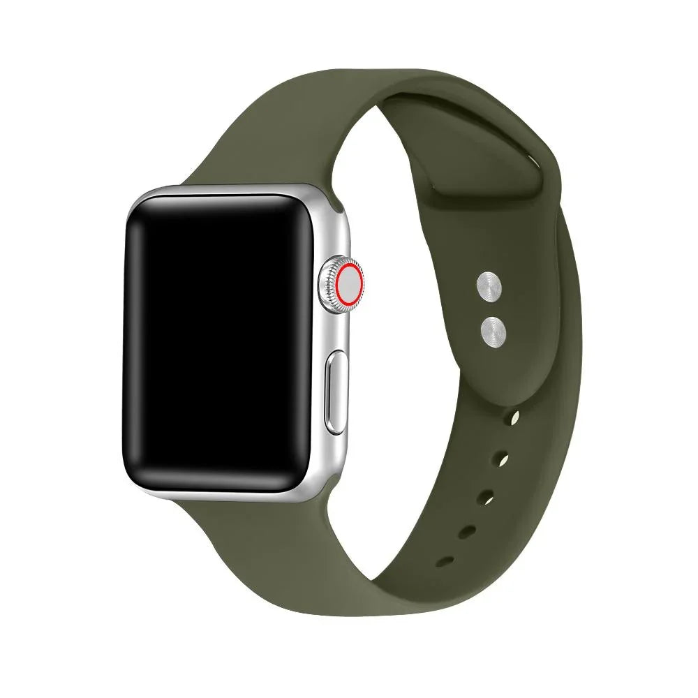 Silicone Band with Pins for Apple Watch