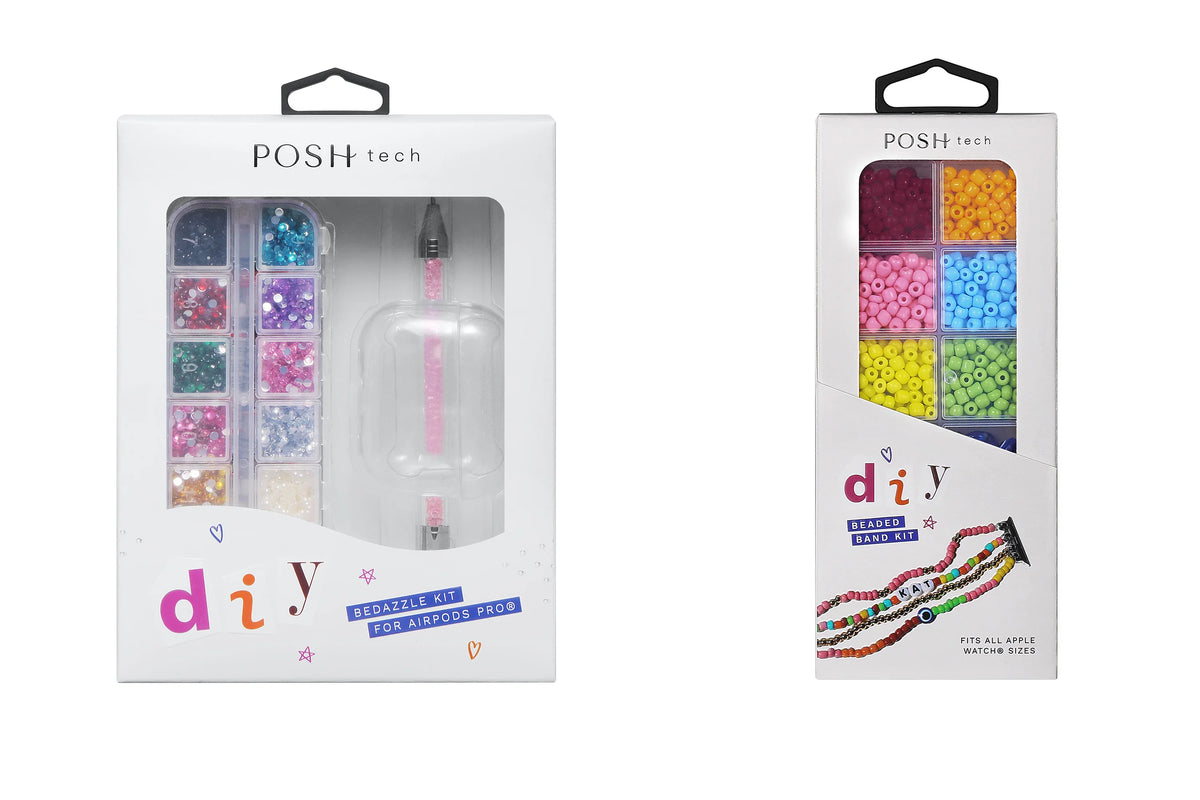 Bundle of Two Kits for Apple Watch® and AirPods® DIY Accessory Bundle for Posh Tech