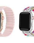 Magnetic Silicone + Bestie Band Bundle for Apple Watch