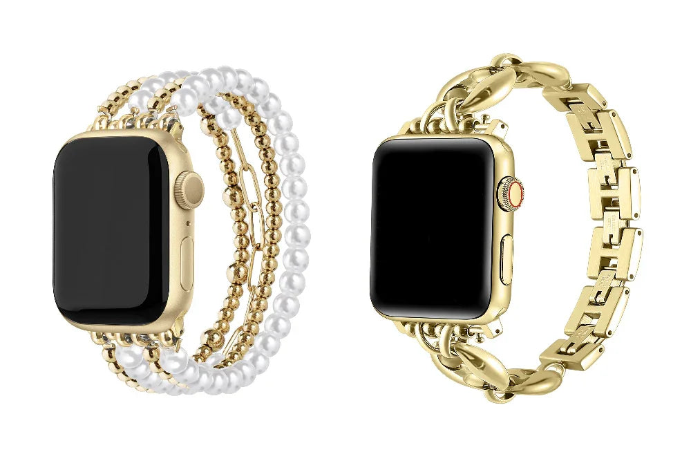 Penny + Poppy Gold Band Bundle for Apple Watch
