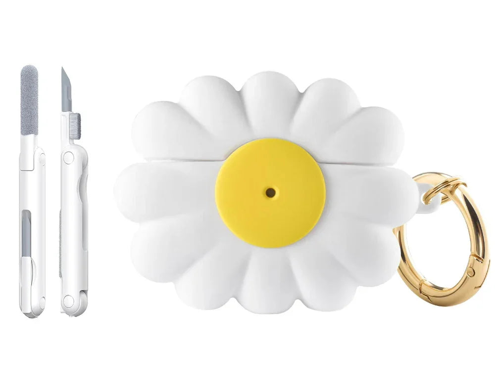 Daisy Silicone Case + Cleaning Tool for AirPods Pro® Front Detail
