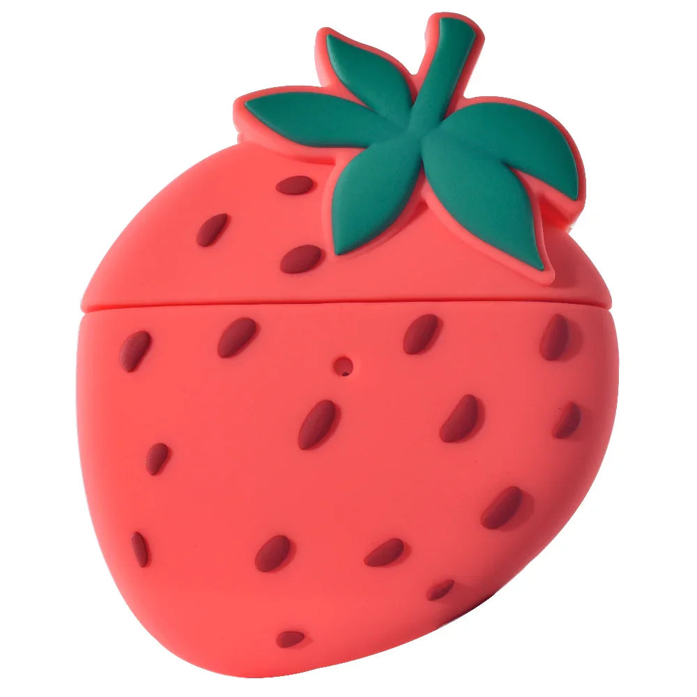 Strawberry Seed Texture and Red Silicone Detail on AirPods Pro® Case