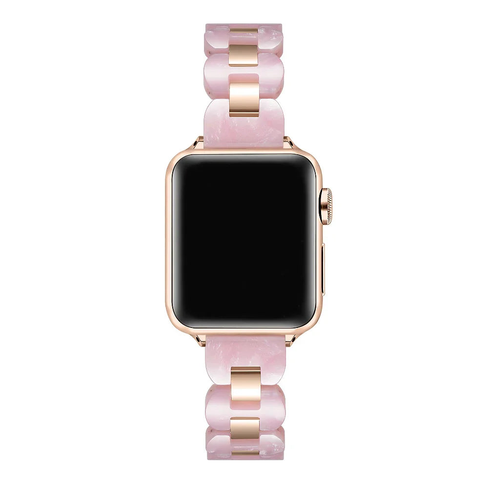 Aria Resin Band for Apple Watch® on Wrist by Posh Tech