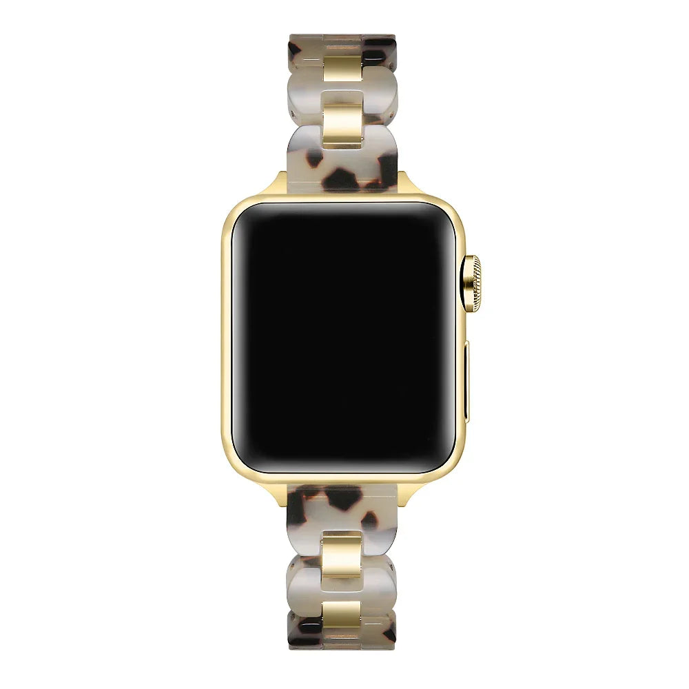 Aria Resin Band for Apple Watch® on Wrist by Posh Tech