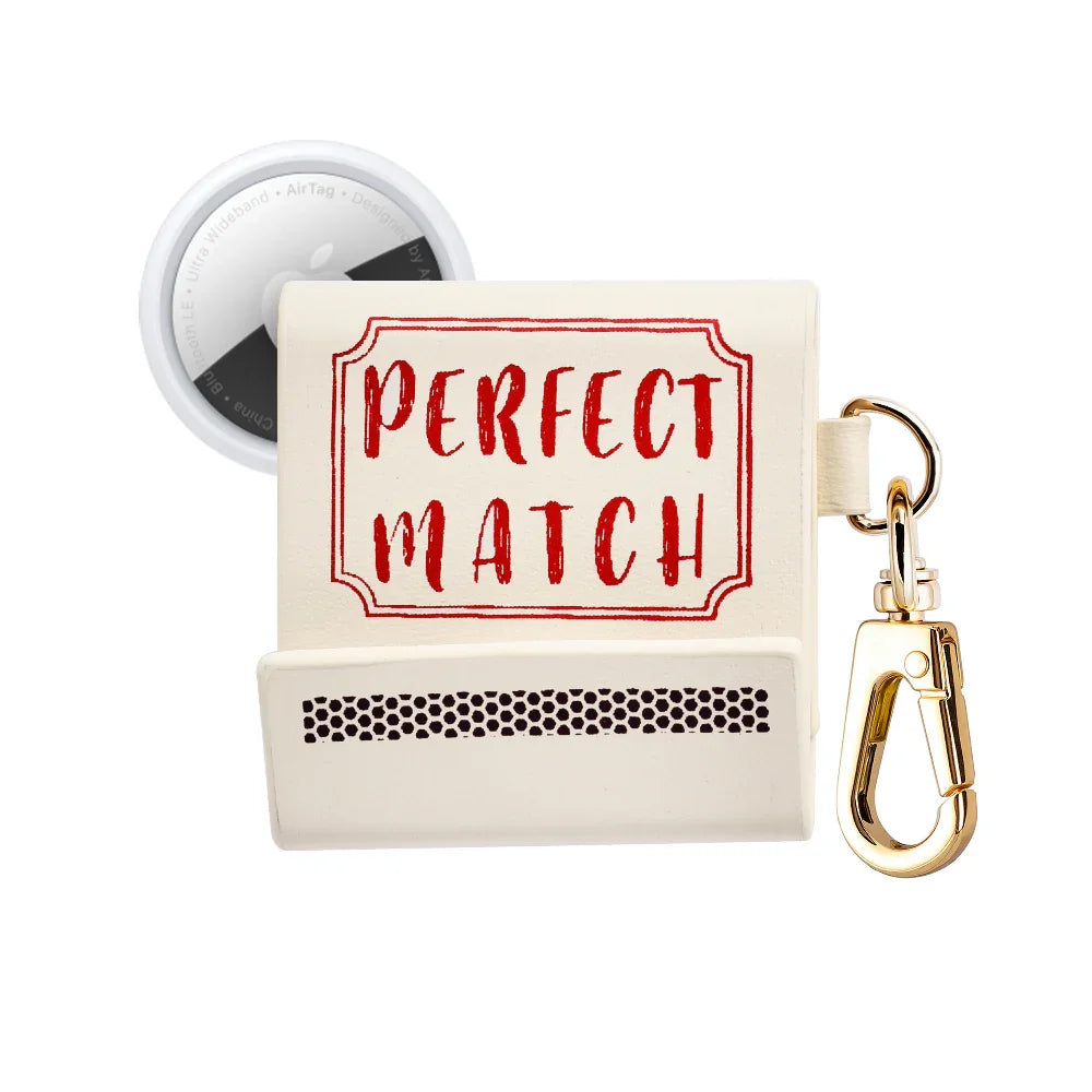 Perfect Match Leather Bag Charm for AirTag® by Posh Tech