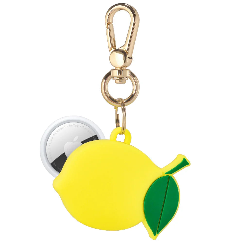 Lemon Silicone Bag Charm for AirTag® by Posh Tech