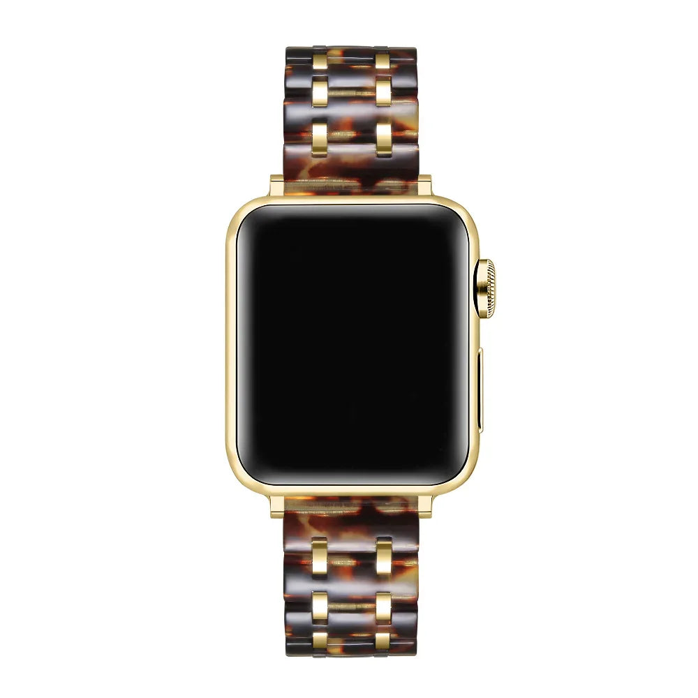 Alana Resin Band for Apple Watch® on Wrist by Posh Tech