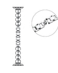 Aphrodite Band for Apple Watch® Laid Flat Close Up of Closure