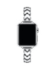 Silver Heart Link Stainless Steel Apple Watch® Band by Posh Tech 