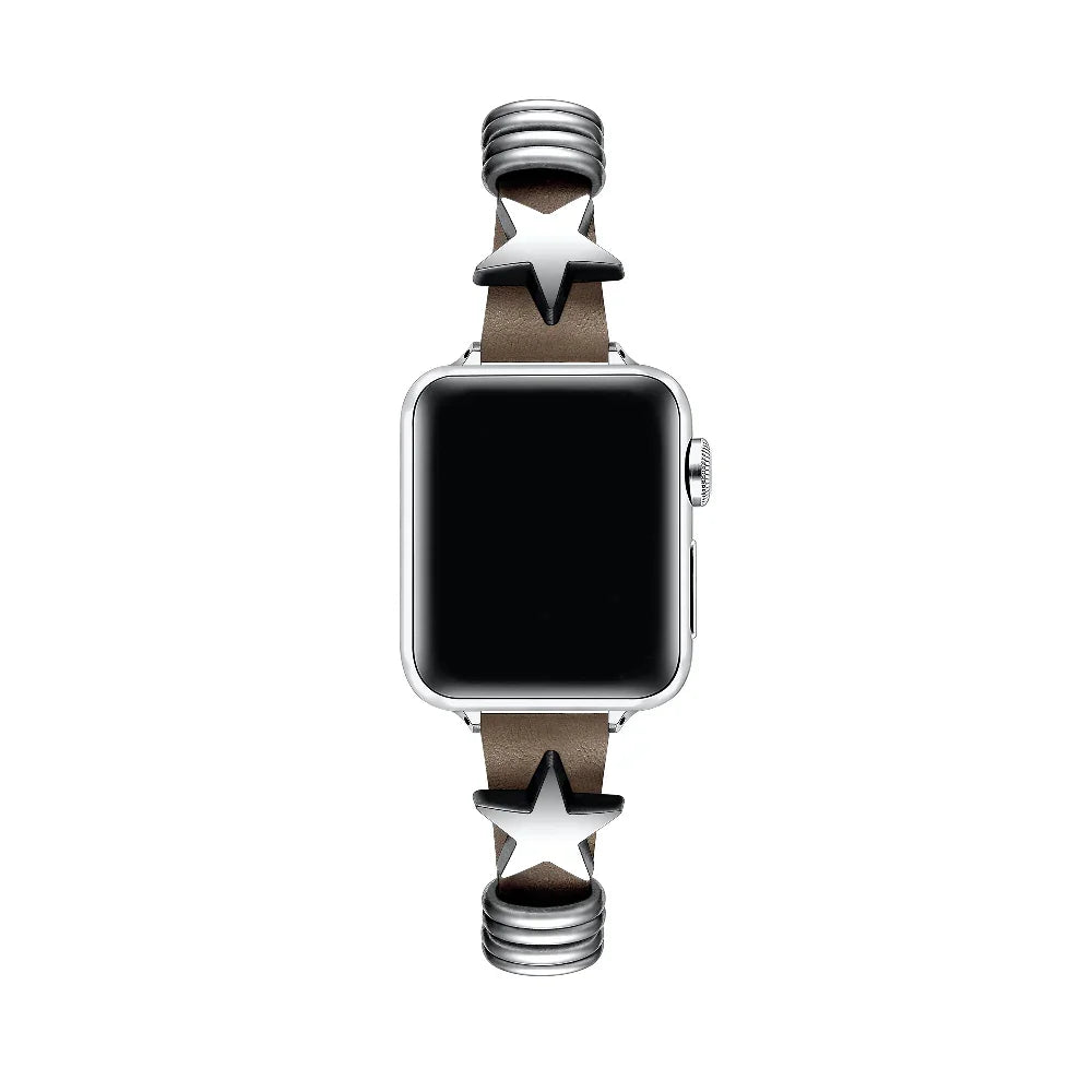Austin Star Leather Band for Apple Watch® on Wrist