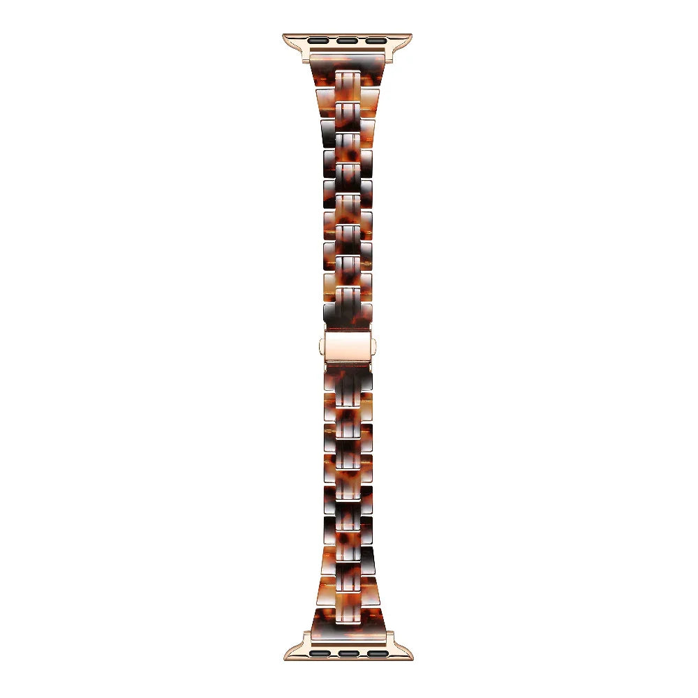 Autumn Resin Apple Watch® Band Link Detail with Adapters
