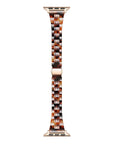 Autumn Resin Apple Watch® Band Link Detail with Adapters