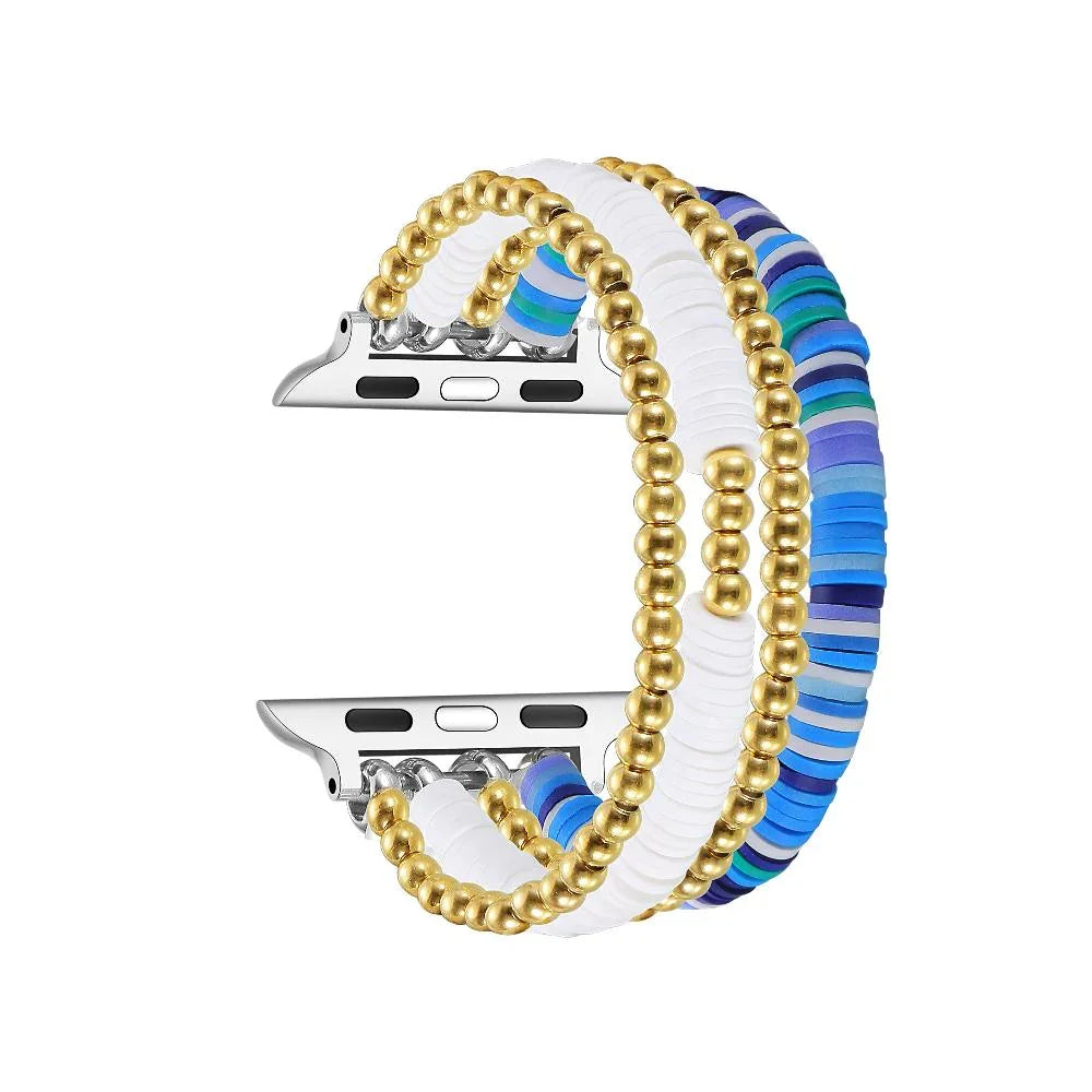 Summer Beaded Band for Apple Watch