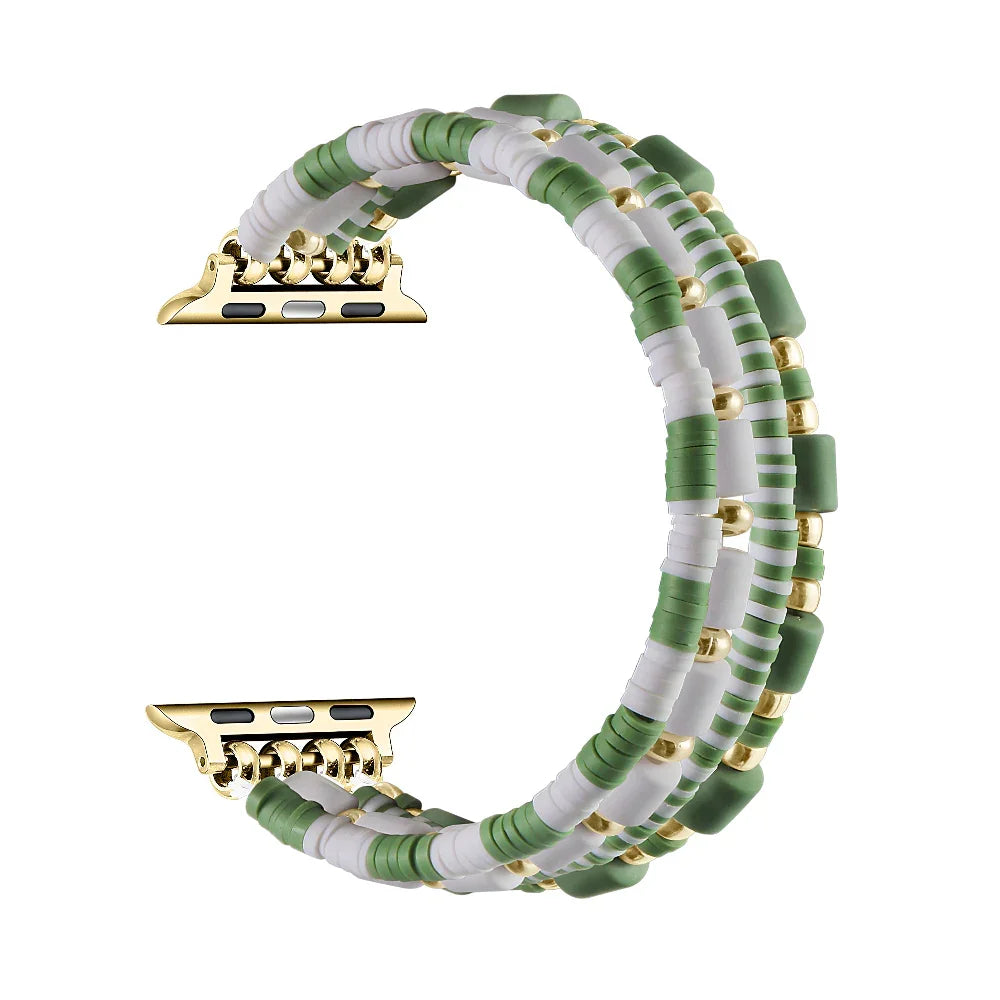 Beaded Stretch Apple Watch® Band Close-Up