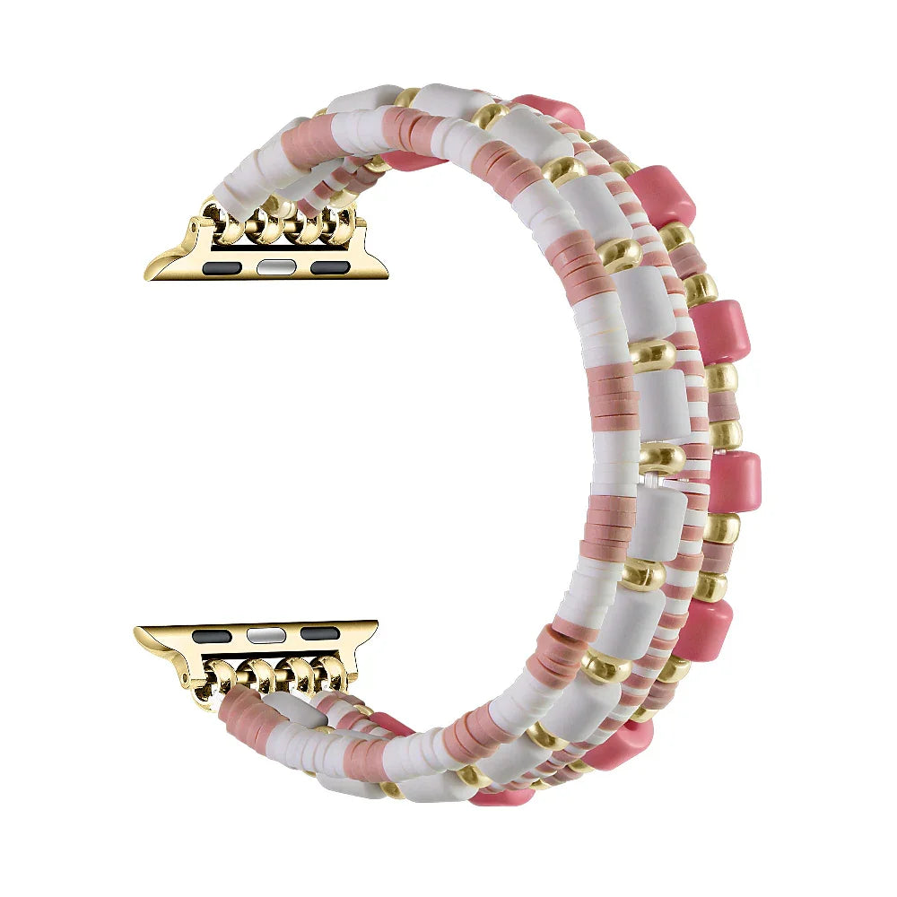 Beaded Stretch Apple Watch® Band Close-Up
