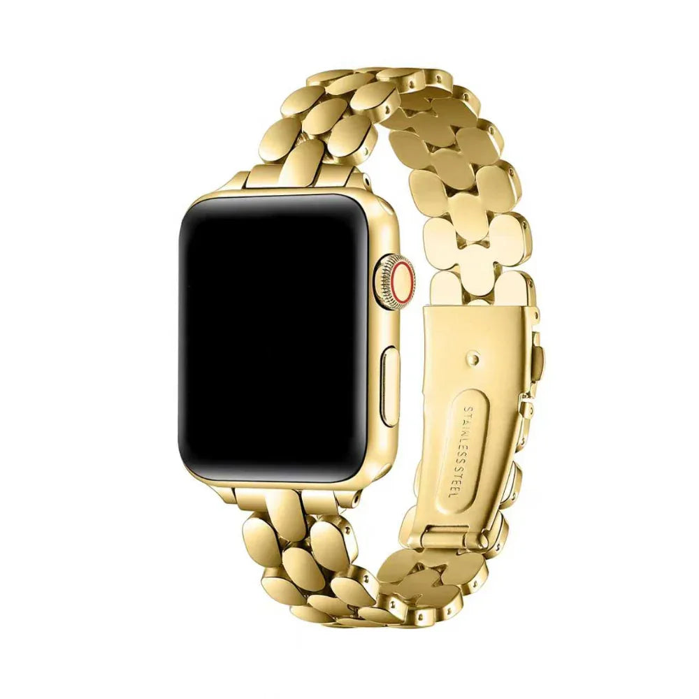 Emery Gold Stainless Steel Apple Watch® Band by Posh Tech 