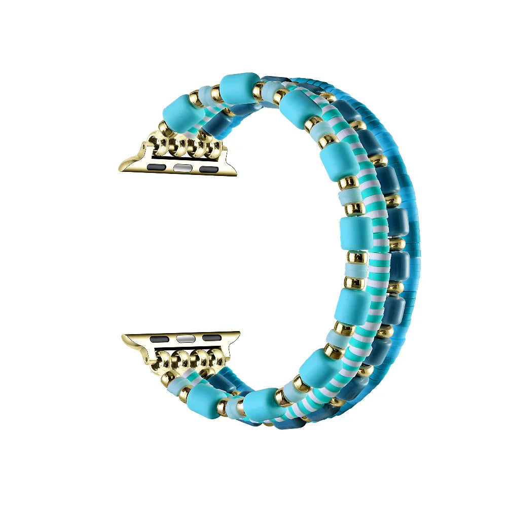 Beaded Stretch Apple Watch® Band Close-Up