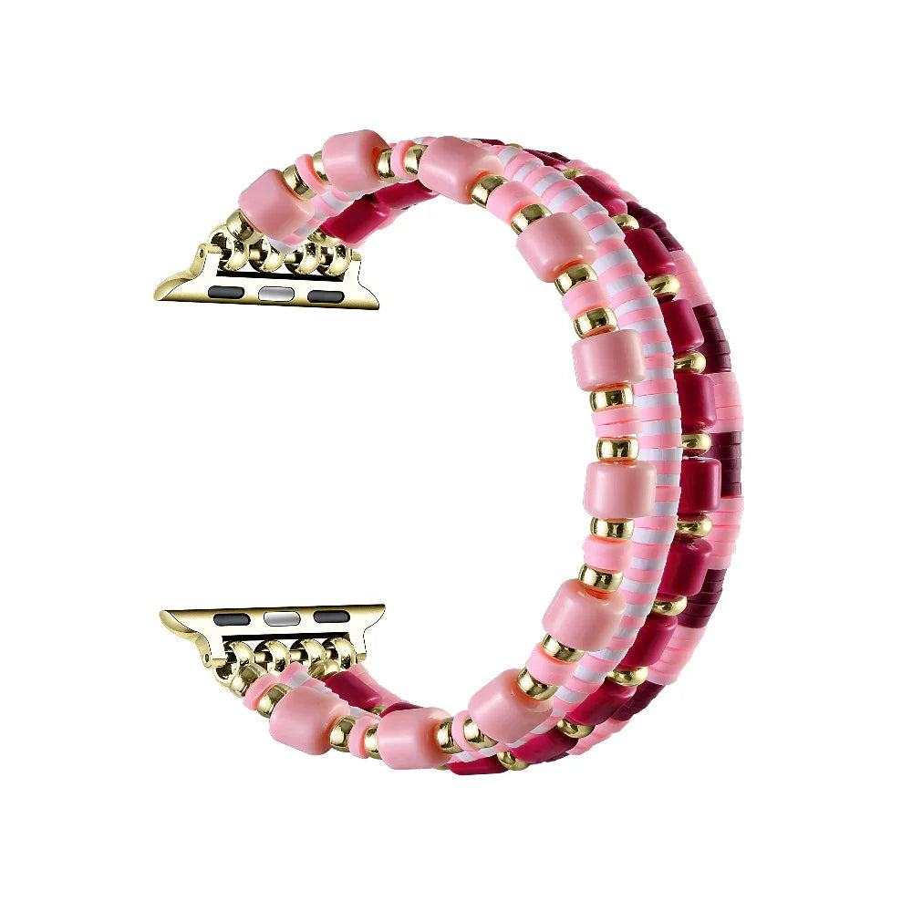 Beaded Stretch Apple Watch® Band Close-Up