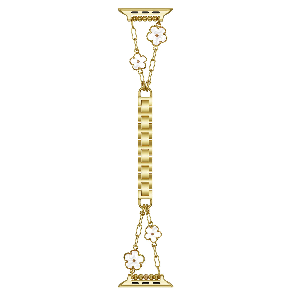 Flora Gold Floral Chain Apple Watch® Band