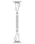 Flora Silver Floral Chain Apple Watch® Band