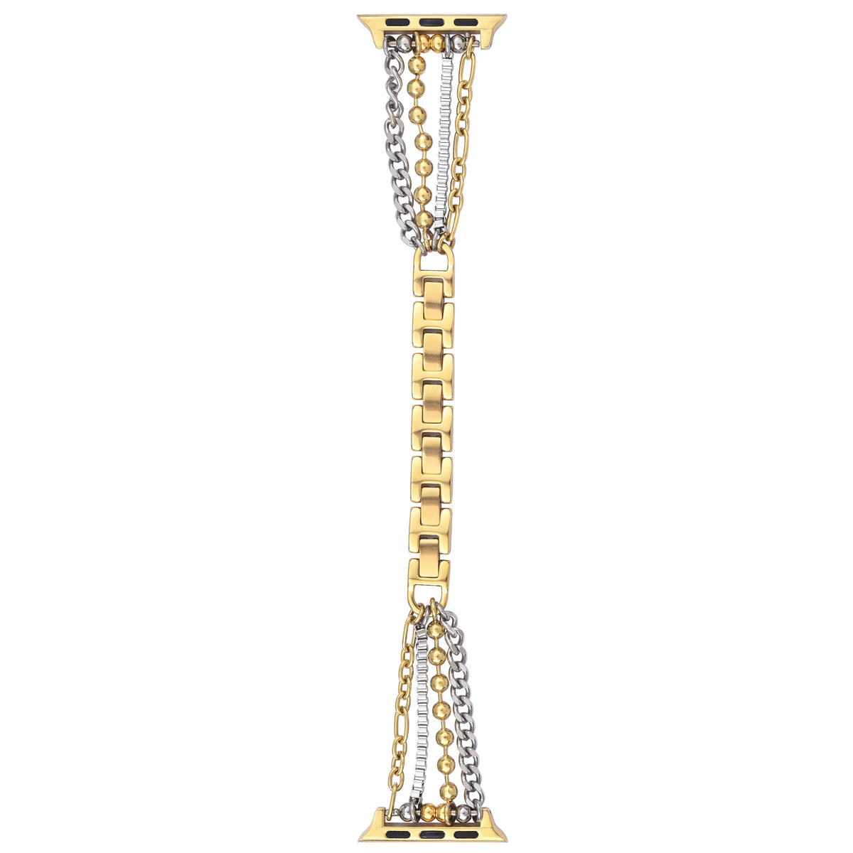 Leo Gold Stainless Steel Band for Apple Watch® Link Detail