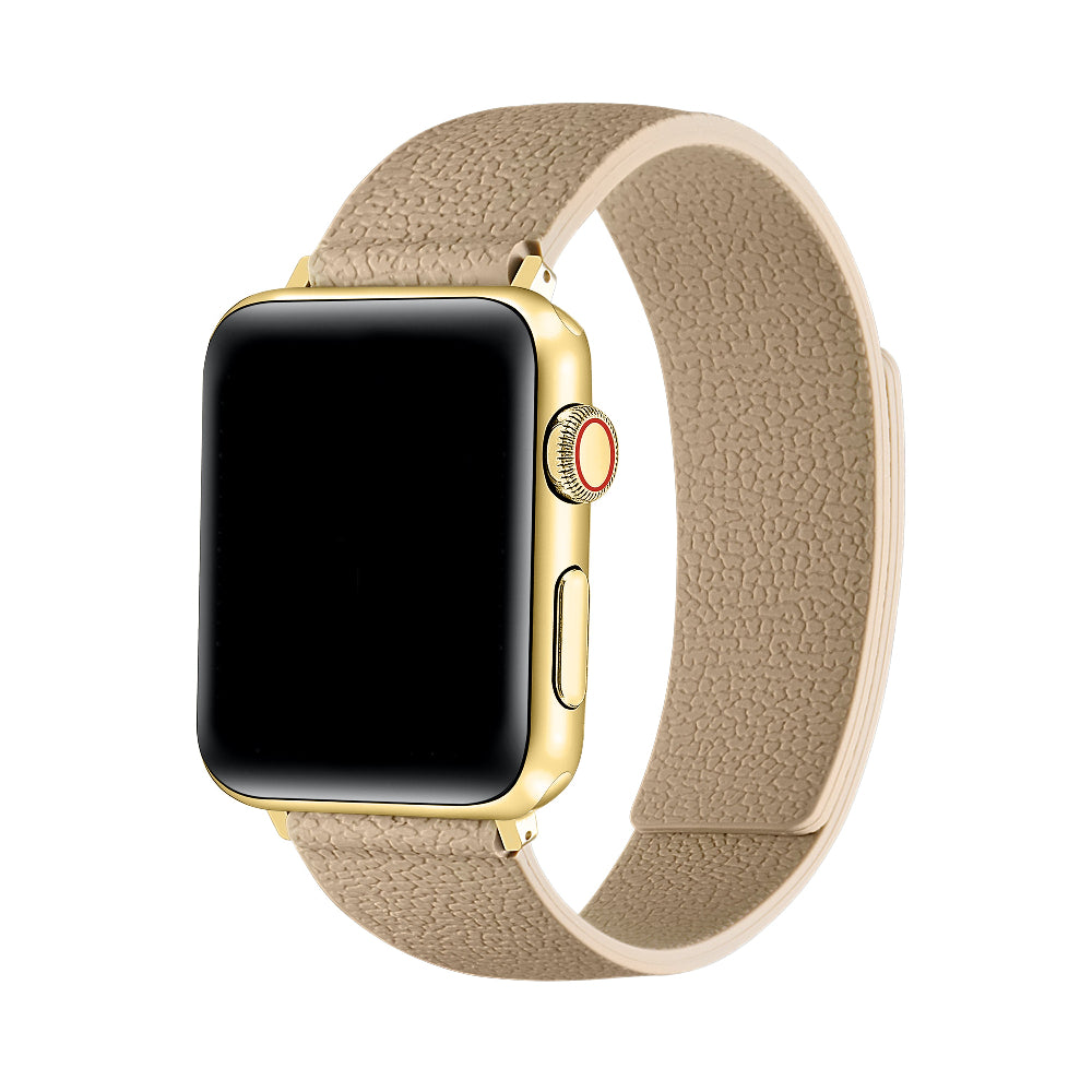 Lychee Taupe Magnetic Silicone Apple Watch® Band by Posh Tech